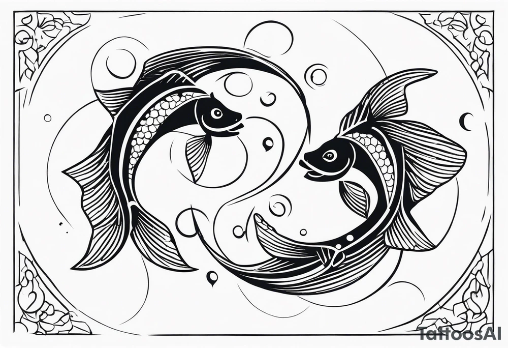 pisces tattoo idea