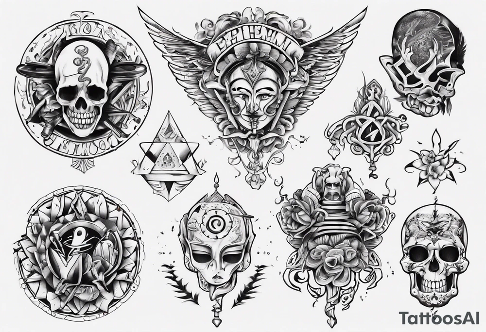 ta eph'hemin, ta ouk eph'hemin tattoo idea