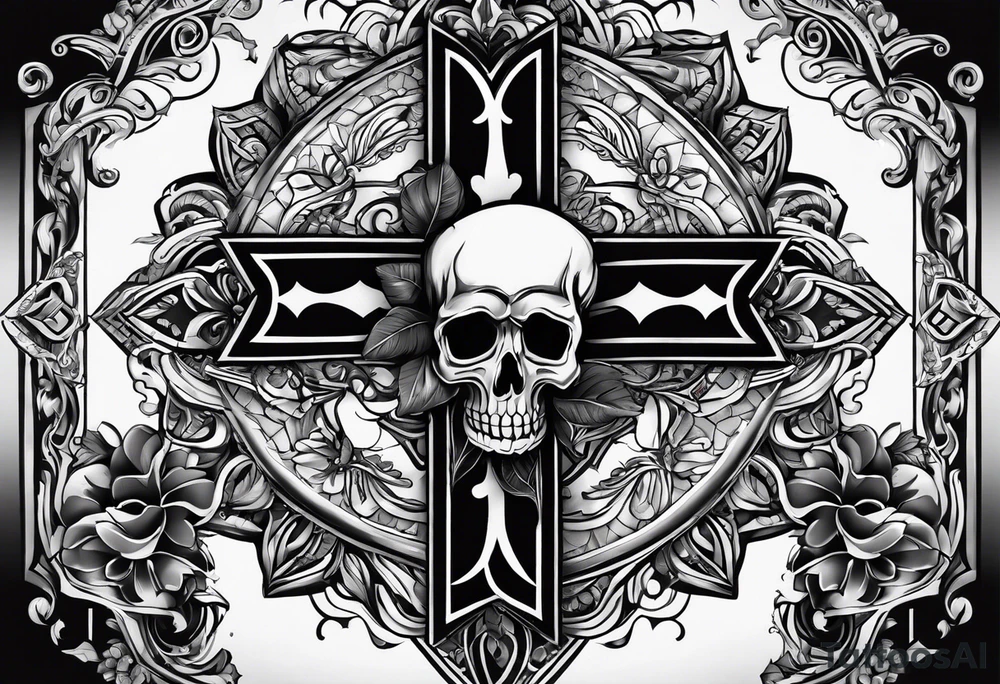 cross tattoo idea