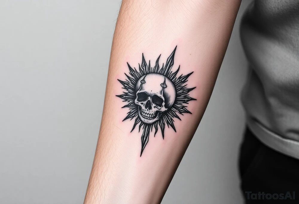 Live in the present, forget about the past, defeat death tattoo idea
