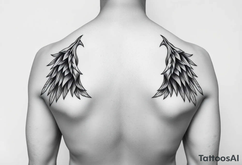 Left leg black out work with existing tattoo tattoo idea