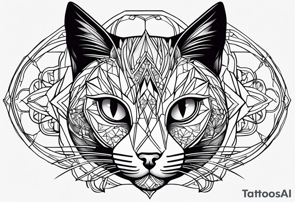 Black Cat tattoo idea