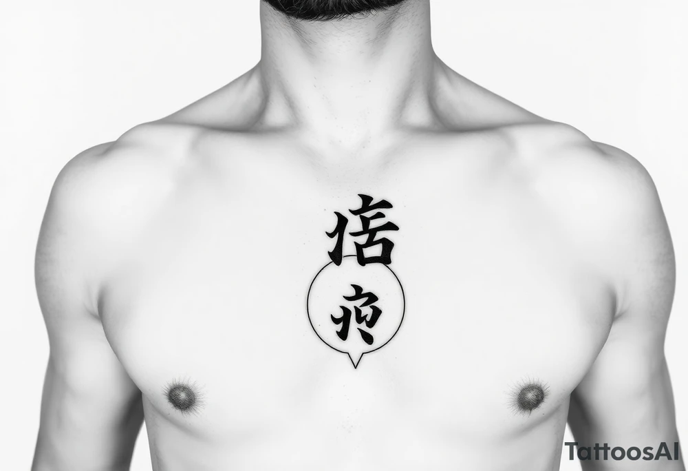 Fred in katakana with a star around it vertically on my stomach tattoo idea