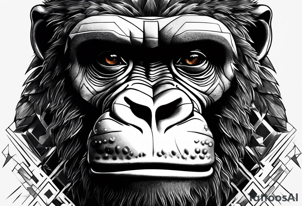 omerta gorilla tattoo idea