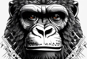 omerta gorilla tattoo idea