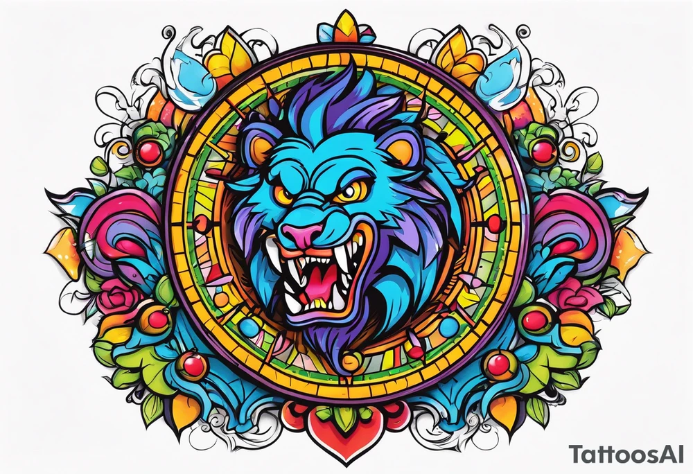 Beast time tattoo idea