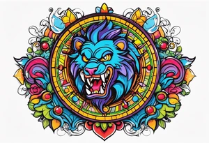 Beast time tattoo idea