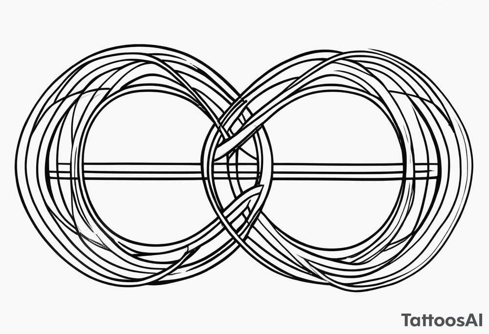 double infinity symbol tattoo idea