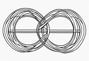 double infinity symbol tattoo idea