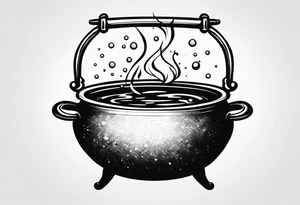 Bubbling Cauldron tattoo idea