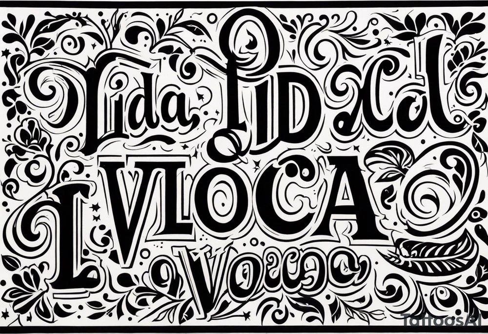 vida loca tattoo idea