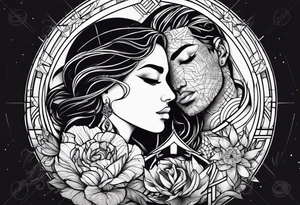 Virgo and Scorpio together tattoo idea