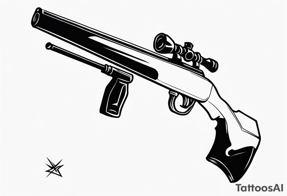 capricorn with a shotgun tattoo idea