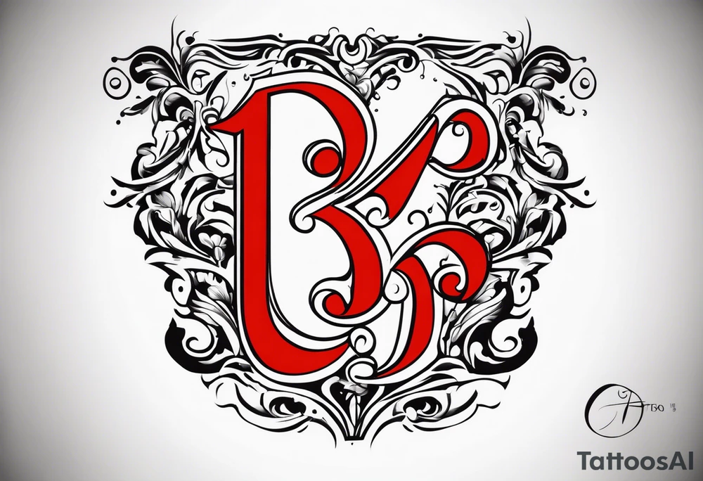 number "13" tattoo idea