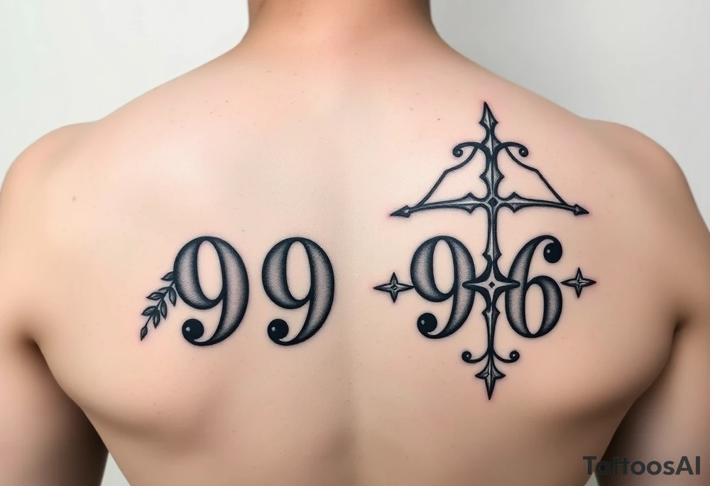 Best friends trying to stay positive even though both are at crossroads numbers 996 one is a Virgo and other is a sagittarius like smaller tattoos tattoo idea