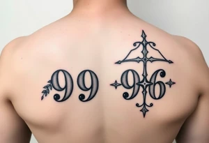 Best friends trying to stay positive even though both are at crossroads numbers 996 one is a Virgo and other is a sagittarius like smaller tattoos tattoo idea