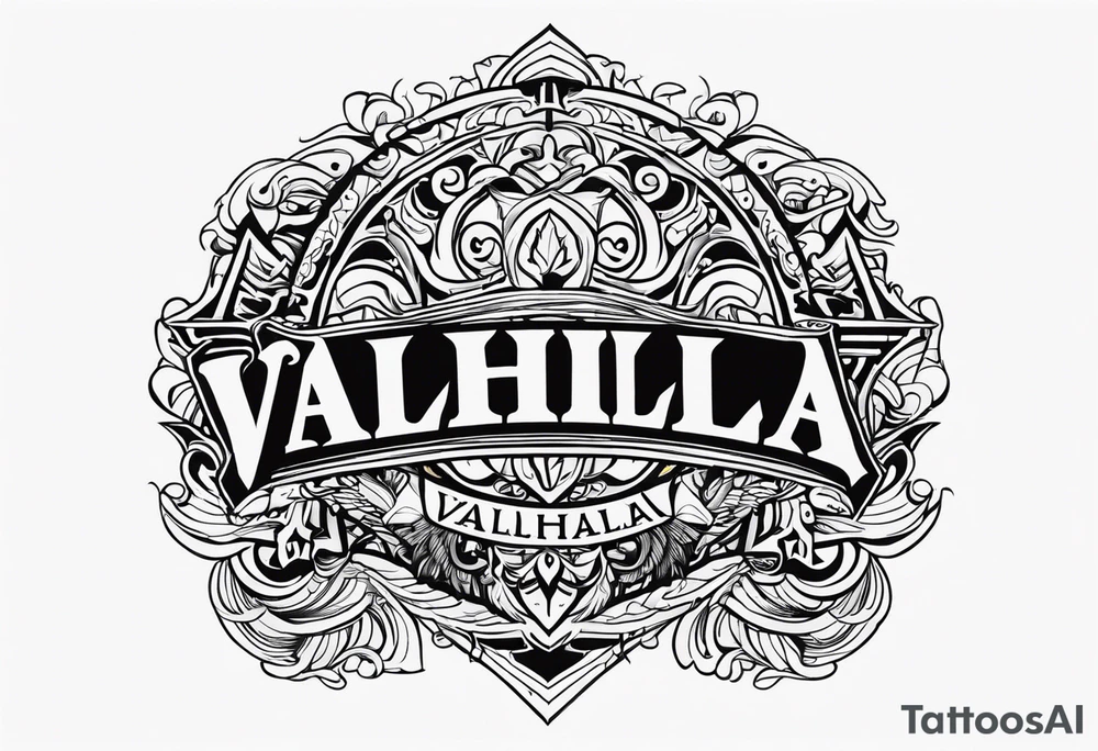 Valhalla tattoo idea