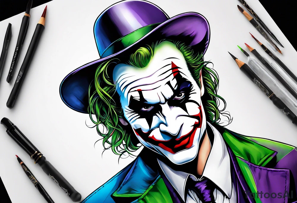joker tattoo idea