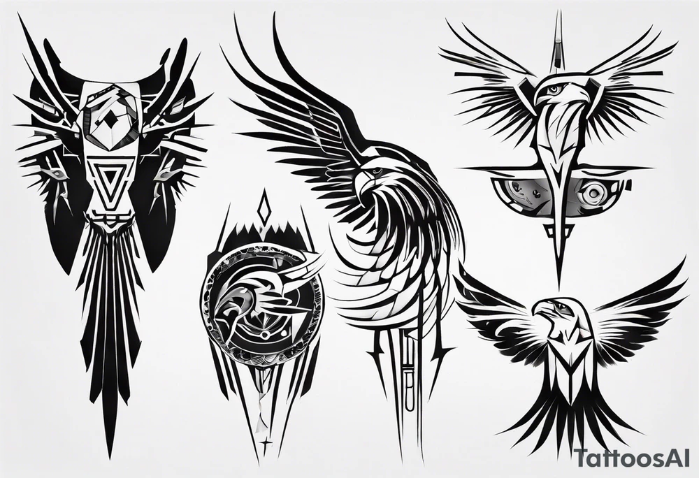 underworld 
eagles tattoo idea