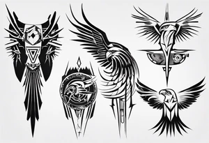 underworld 
eagles tattoo idea
