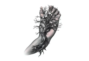 Tree covering entire arm/hand tattoo idea