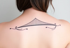 roberto clemente bridge pittsburgh pa thin lines tattoo idea