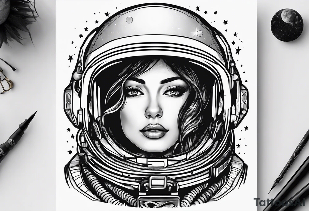 Nasa photos tattoo idea