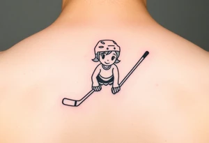 Ella hockey theme tattoo idea