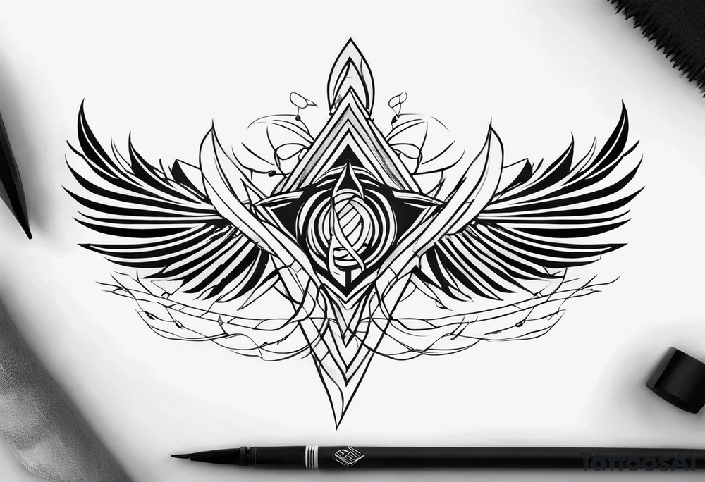 Tribal tattoo courage tattoo idea