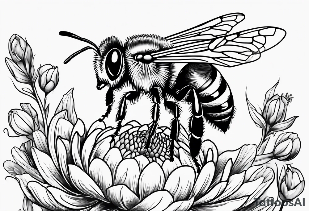 Honeybee tattoo idea