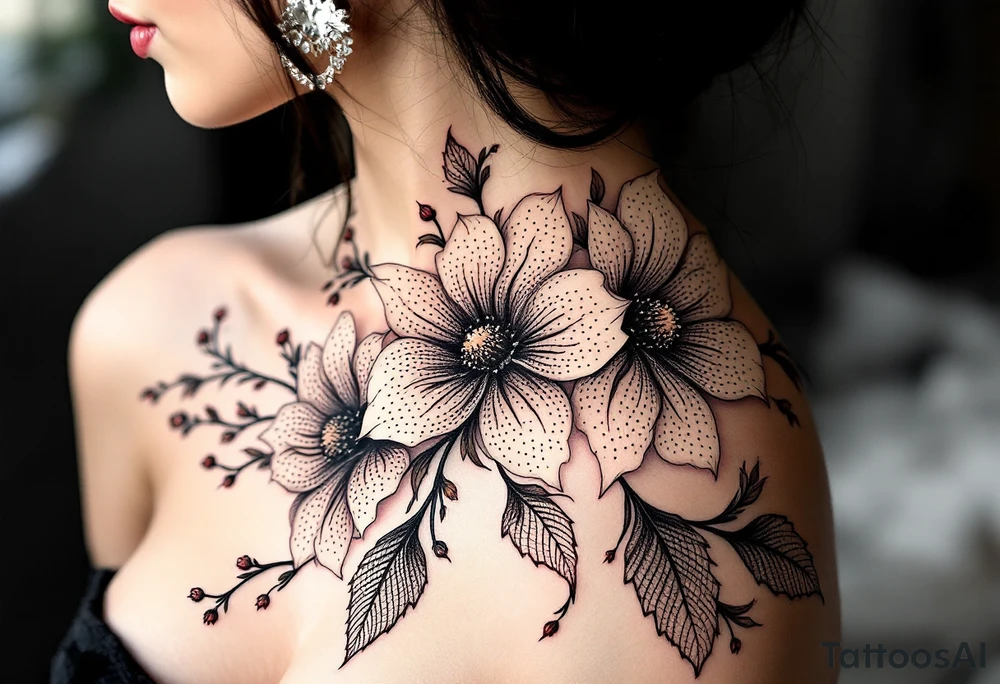 Flowers tattoo idea