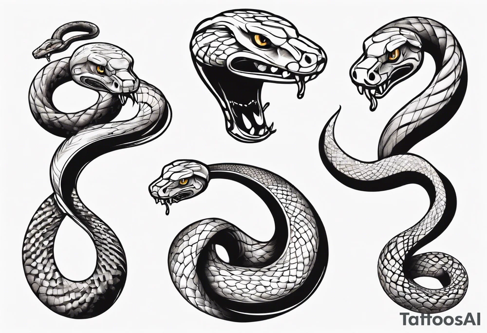 snake eating its own tail tattoo idea