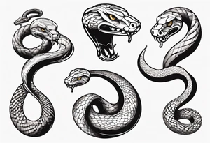 snake eating its own tail tattoo idea