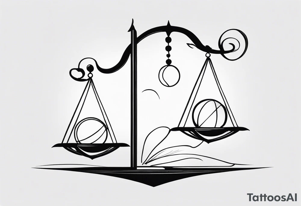 balance tattoo idea