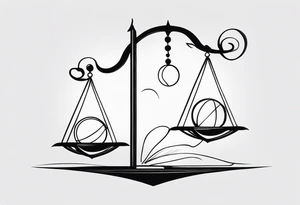 balance tattoo idea