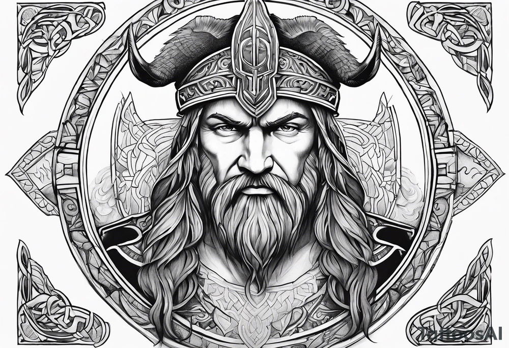 Odin Greek Mythologie tattoo idea