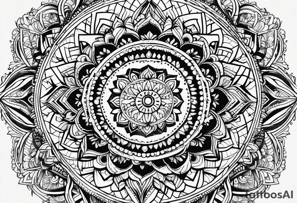mandala tattoo idea