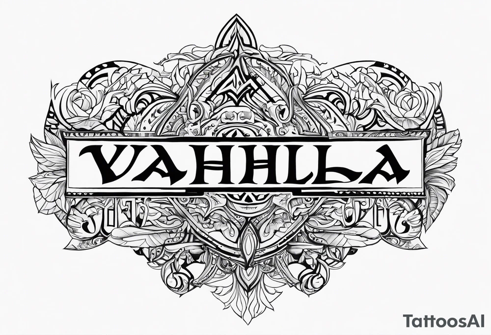 VALHALLA  poem tattoo idea