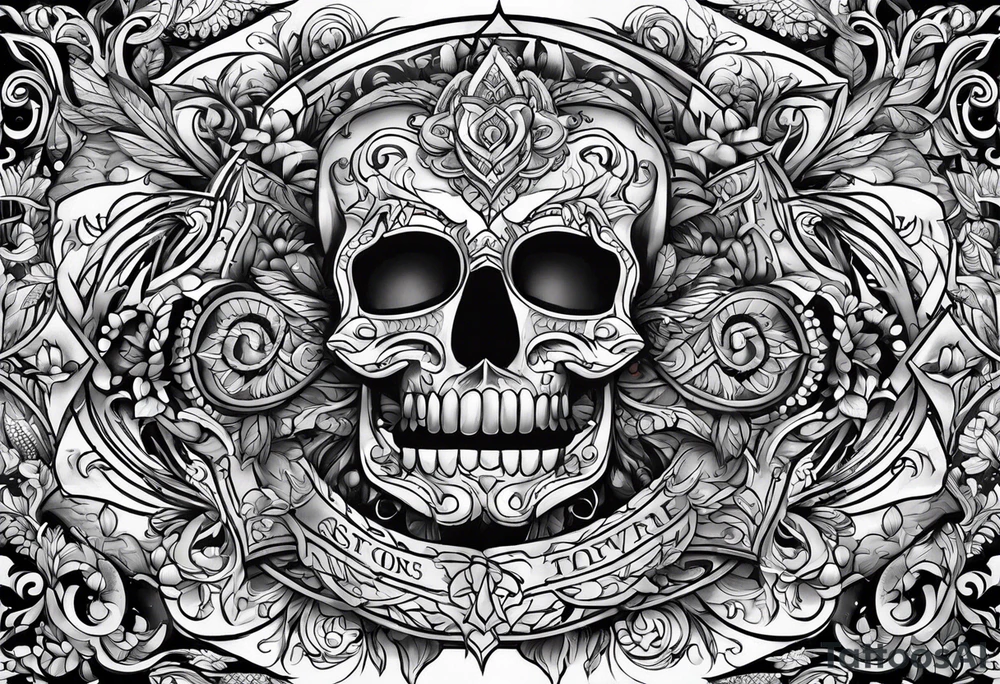 R and J words tattoo idea