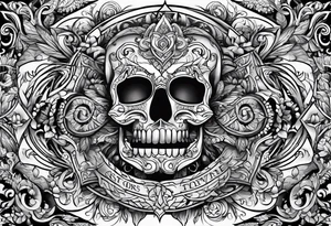 R and J words tattoo idea
