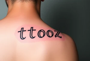 tooz tattoo idea
