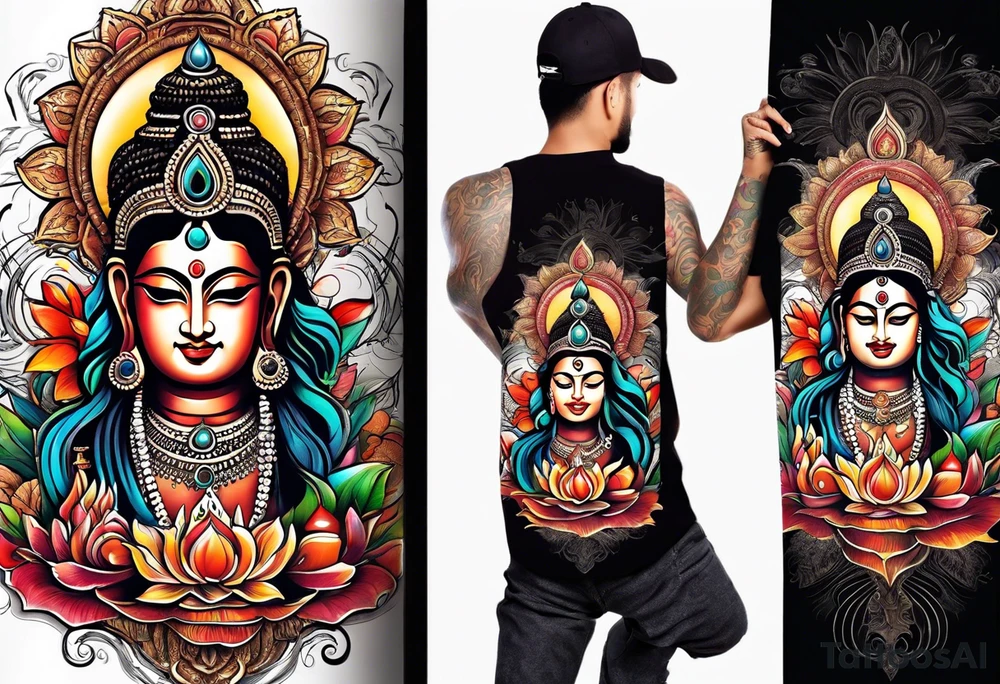 “Jai mahakaal” in different ideas tattoo idea