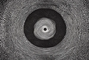 wormhole tattoo idea