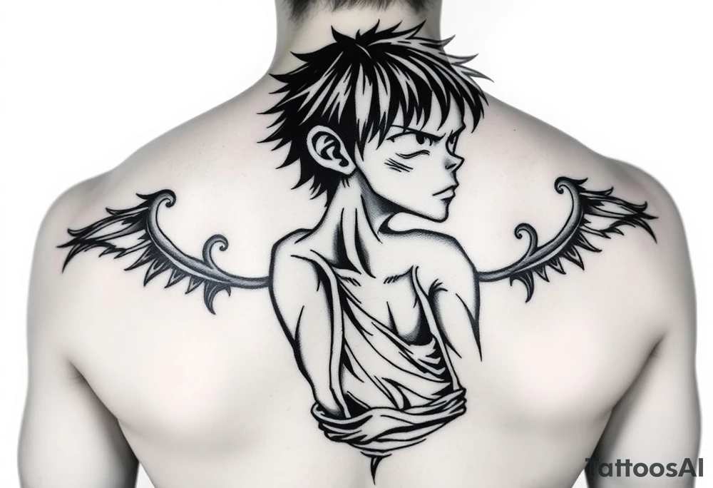 Monkey d luffy tattoo idea