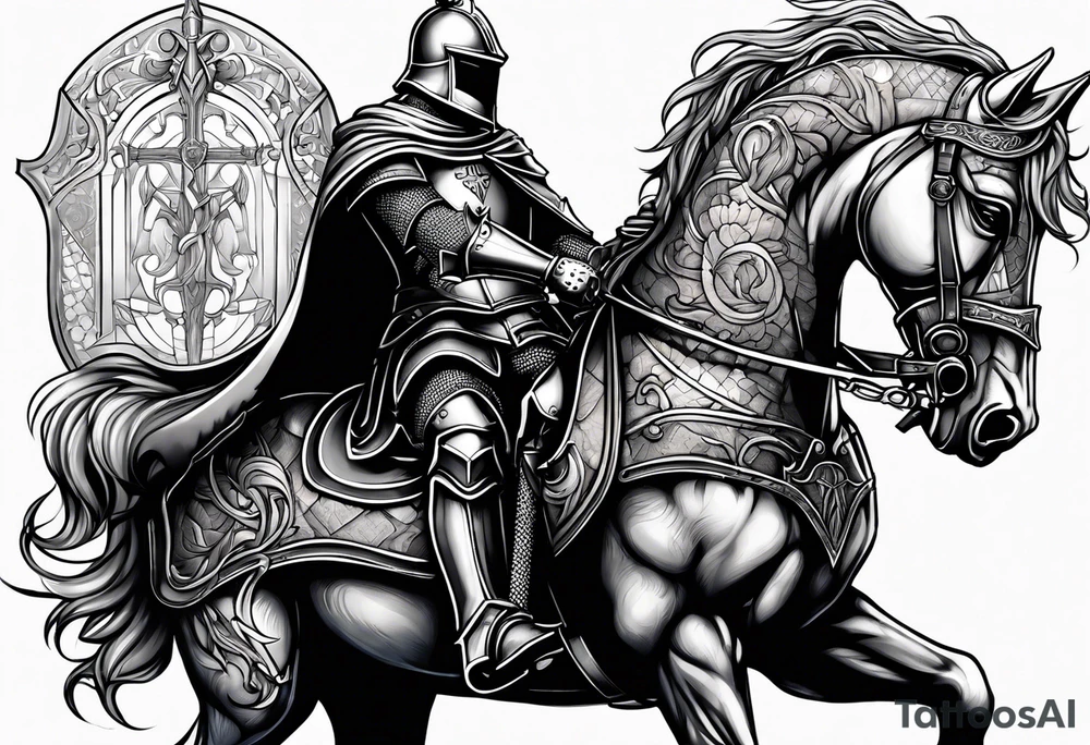 Knight tattoo idea