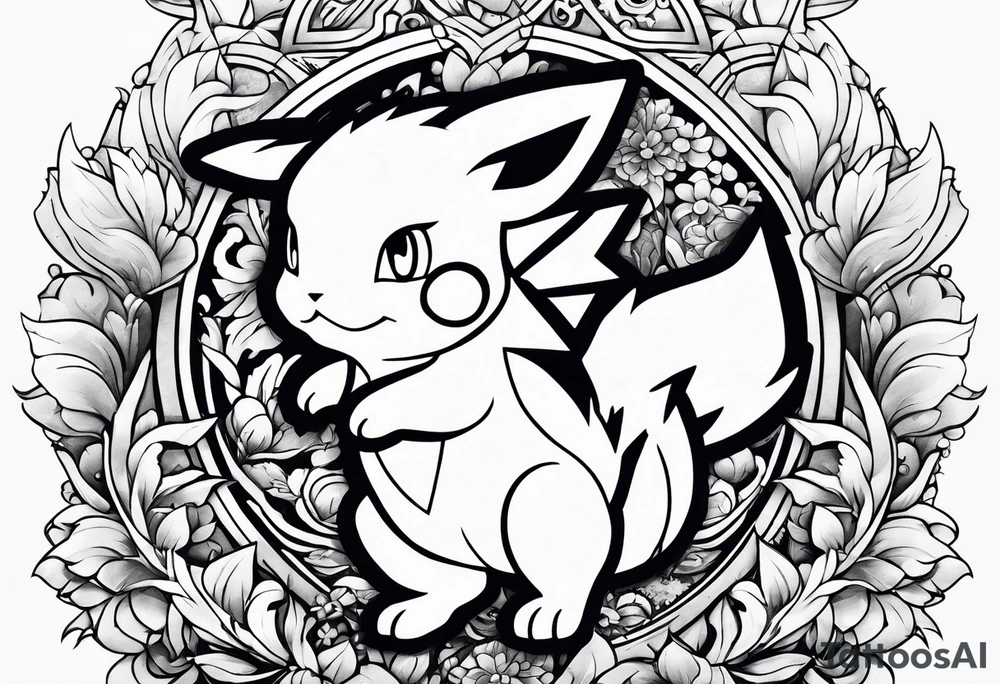 starter pokemon tattoo idea