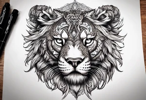 Beast time tattoo idea