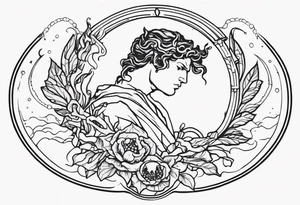 perseus holding medusas head tattoo idea