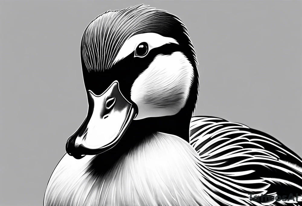 A duck tattoo idea