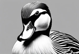 A duck tattoo idea